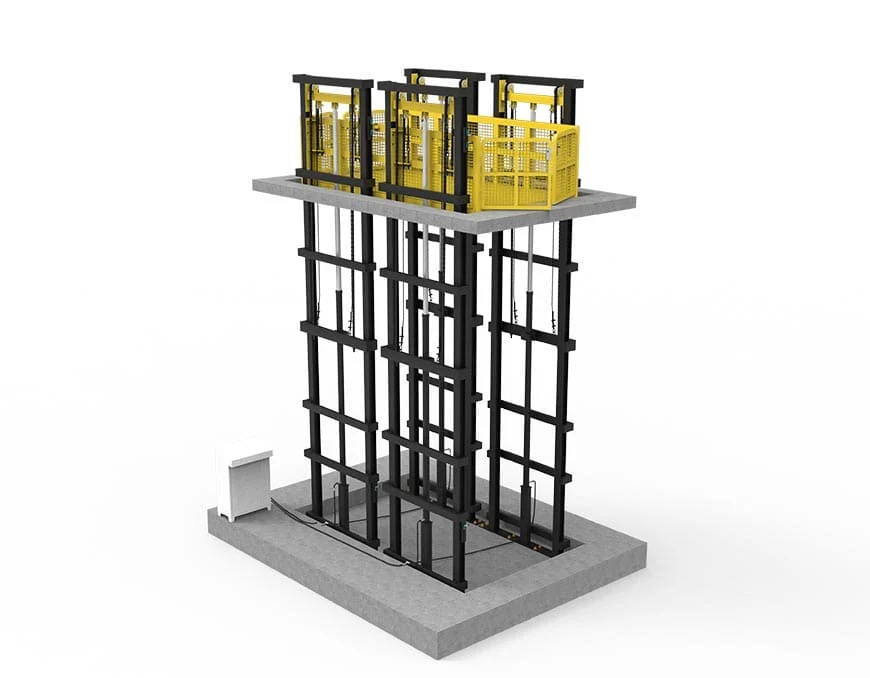 Eight Post Goods Lift