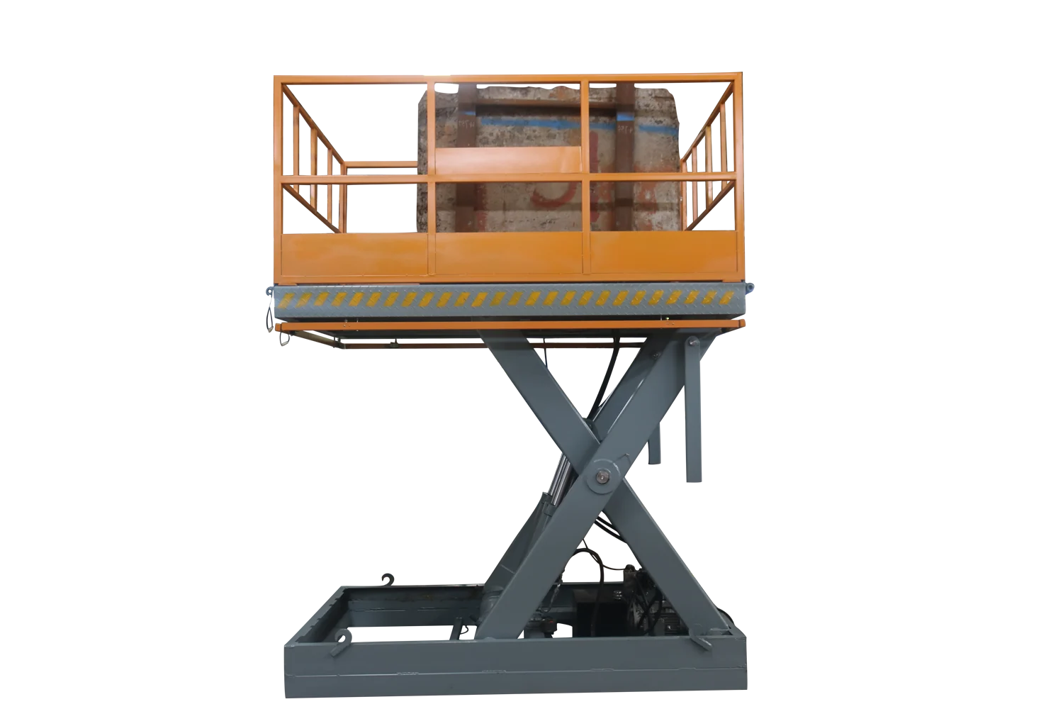 Hydraulic Scissor Platform Lifts For Cargo Shipping And Warehouse Industries In Abu Dhabi Uae